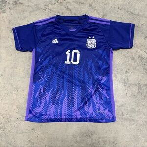 adidas argentina 22/23 youth away jersey medium